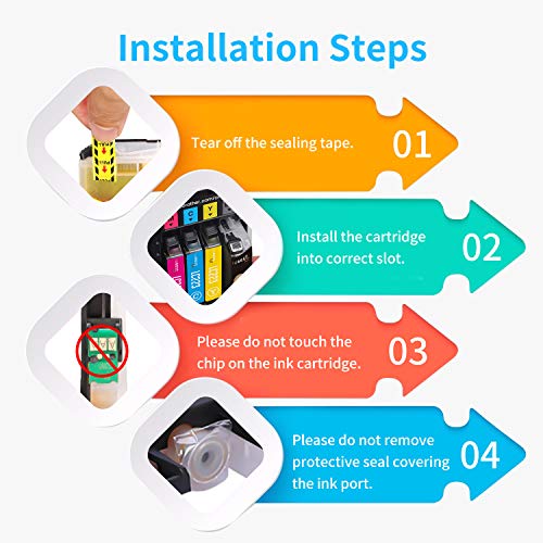 IUBEST LC 223 Reemplazo para Brother LC223 cartuchos de tinta Compatible con Brother DCP-J4120DW J562DW MFC-J5320DW J880DW J5620DW J5625DW J680DW J4625DW J5720DW J4420DW J4620DW J480DW