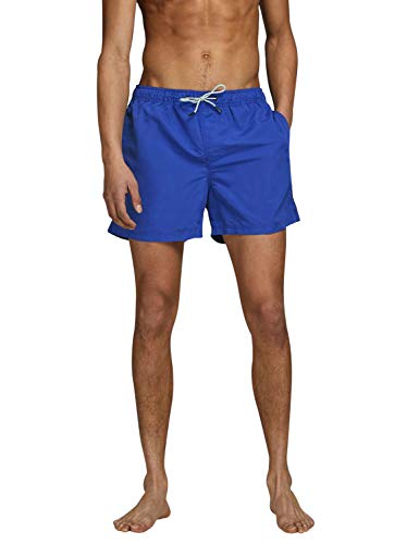 Jack & Jones JJIARUBA JJSWIM Shorts AKM STS Bañador para Hombre, Surf The Web, L