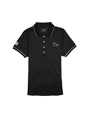 JAGUAR - Polo para Mujer con Logotipo de Leaper, Mujer, 50JCPW320BKK, Negro, Talla 12