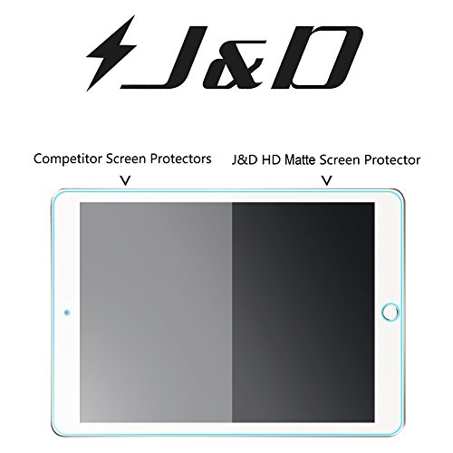 J&D Compatible para 3-Pack Protector de Pantalla para New iPad 9.7" 2017, [Anti reflejante] [Cobertura Completa] Mate Protector de Pantalla para New iPad 9.7in, iPad Pro 9.7in, iPad Air, iPad Air 2