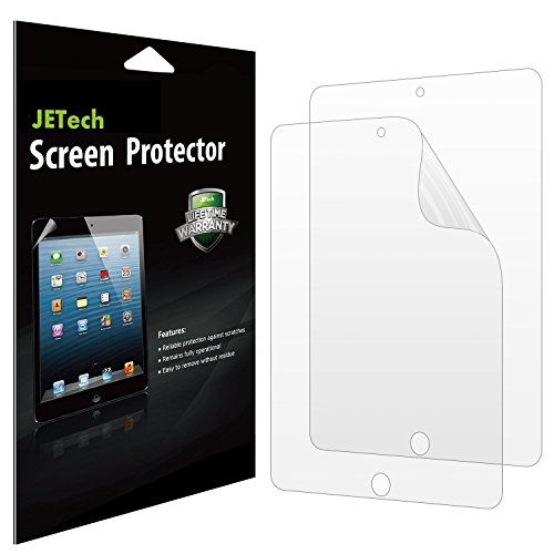 JETech Protector de Pantalla el Nuevo iPad (9,7 Pulgadas, 2018/2017 Modelo), iPad Air 1, iPad Air 2, iPad Pro 9,7, Ultra Transparente, 2 Unidades