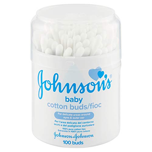 Johnson & Johnson 's - Bastoncillos algodón, 100 unidades