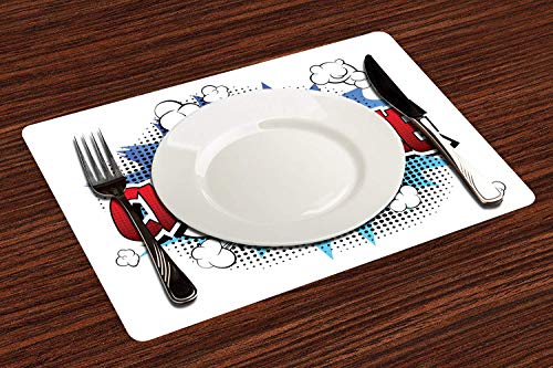 Juego de 4 Manteles Individuales,Antideslizantes, Charlotte, nombre femenino con orígenes france,Manteles Individuales Lavables Salvamanteles Individuales Resistentes para la Mesa de Comedor de Cocina