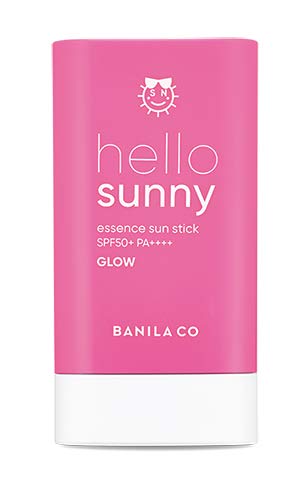 "K-Beauty" BANILA CO. Hello Sunny Essence Palo de sol SPF50 + PA ++++ Glow. 19g. Perlas sutiles contenidas dan brillo natural