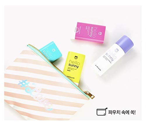 "K-Beauty" BANILA CO. Hello Sunny Essence Palo de sol SPF50 + PA ++++ Glow. 19g. Perlas sutiles contenidas dan brillo natural