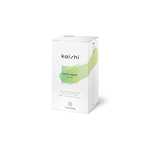 Kaishi - Sérum de células madre de manzana Swiss Apple para restaurar y proteger la piel con signos de envejecimiento, 15 ml