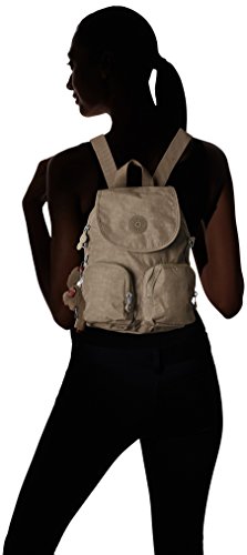 Kipling Firefly Up, Mochilas para Mujer, Beige (True Beige), 22x31x14 cm