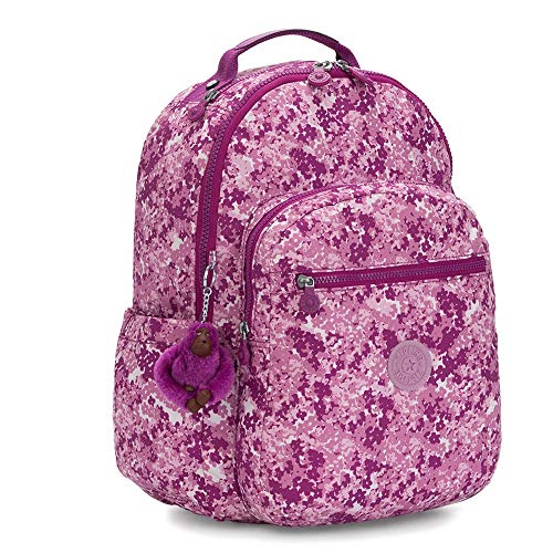 Kipling Seoul Mochila Escolar, Multicolor (Floral Pop)