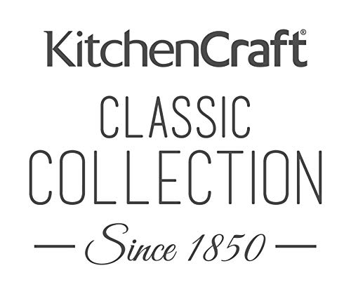Kitchen Craft Classic Collection - Fuente de horno redonda de cerámica (26 x 6 cm), color azul