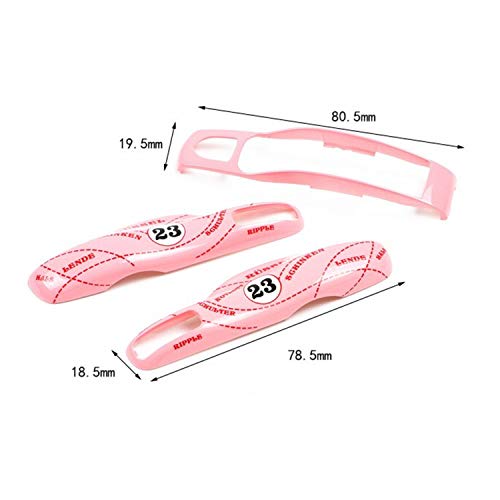 Kwak's Funda para Llave de Coche Compatible para Porsche 718 Macan Panamera 911 Cayenne ABS Rosa Tapa del Llave del Coche(Rosa-A Tipo)