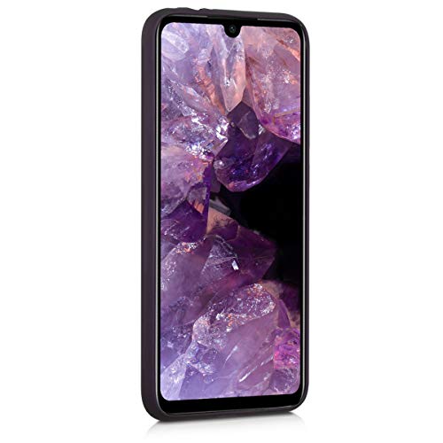 kwmobile Funda Compatible con Xiaomi Redmi Note 7 / Note 7 Pro - Carcasa móvil de Silicona - Protector Trasero en Frambuesa metálico