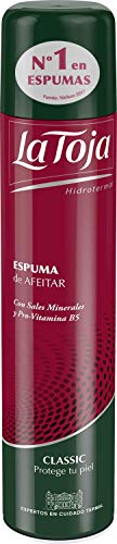 La Toja - Espuma afeitado Classic - con Pro-Vitamina B5 y Sales Minerales - 4 unidades de 300ml