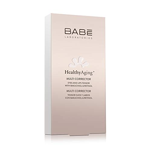 Laboratorios Babé - Multi Corrector Tensor Ojos y Labios 15 ml | HealthyAging+ | Antiarrugas | Elimina Bolsas y Ojeras | Efecto Tensor Boca| Hidratación y Elasticidad | Reafirmante