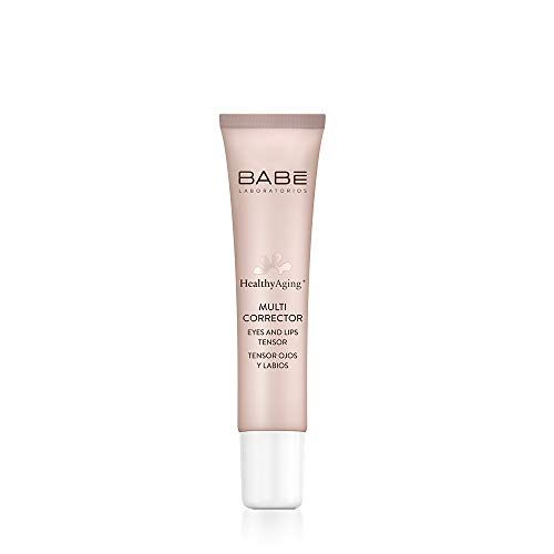 Laboratorios Babé - Multi Corrector Tensor Ojos y Labios 15 ml | HealthyAging+ | Antiarrugas | Elimina Bolsas y Ojeras | Efecto Tensor Boca| Hidratación y Elasticidad | Reafirmante