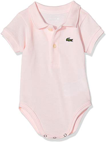 Lacoste 4J6963 Body, Rosa (Flamant), 0-12 Meses (Talla del Fabricante: 12M) para Bebés