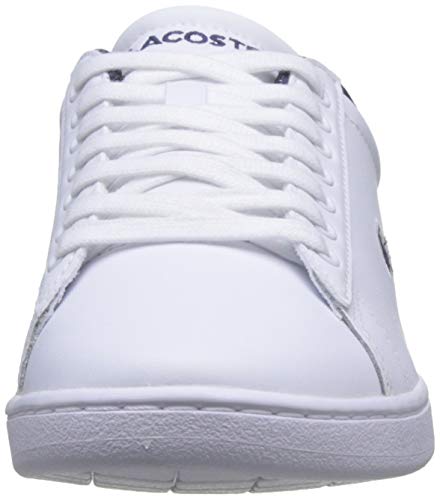 Lacoste Carnaby EVO Tri 1 SFA, Zapatillas para Mujer, Blanco (Wht/Nvy/Red), 39 EU