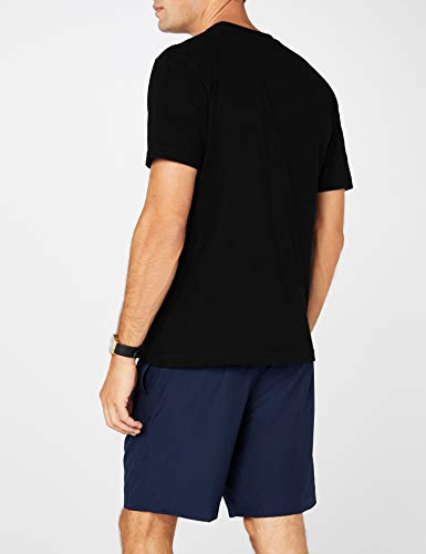 Lacoste TH7618, Camiseta para Hombre, Negro (Noir), Medium (Talla del fabricante: 4)