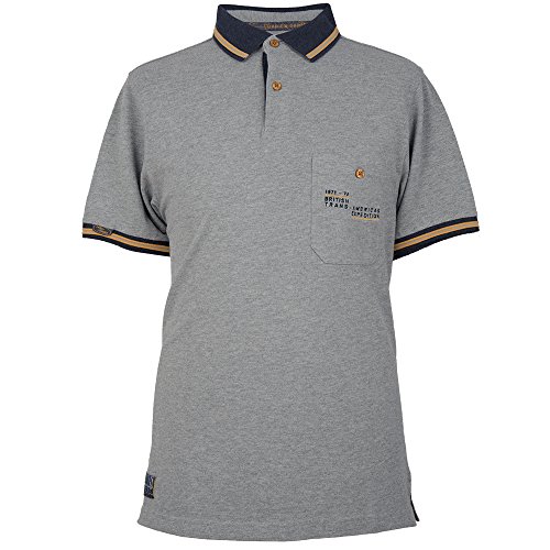 Land Rover Heritage - Polo para Hombre, Hombre, 51LDPM593GME, Gris Claro, Large