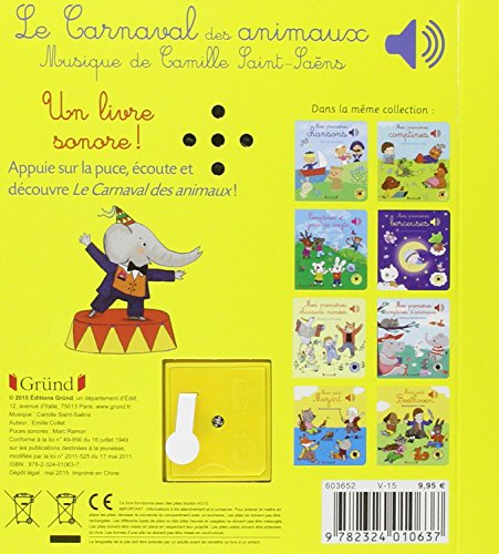 Le Carnaval des animaux (Mes premiers livres sonores)