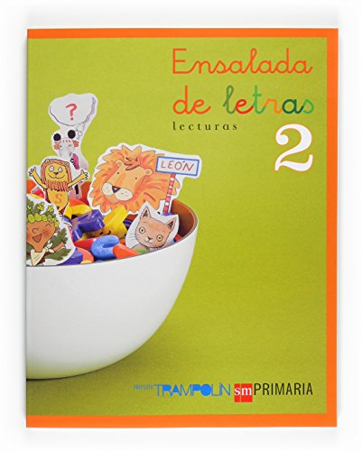 Lecturas: Ensalada de letras. 2 Primaria. Trampolín - 9788467513561