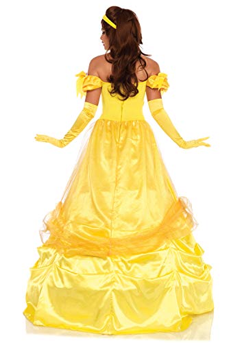 Leg Avenue Deluxe Belle of The Ball Mujer, Amarillo, Medium (EUR 38-40)