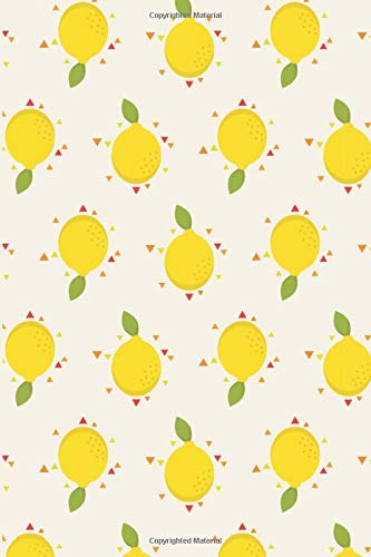 Lemon Pattern  -  Lined Notebook & Journal