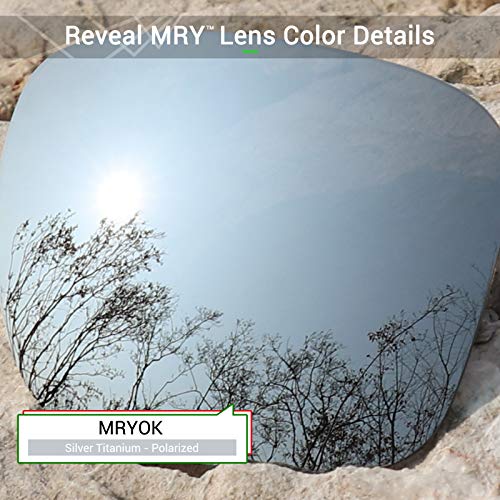 Lentes de repuesto MRY, polarizadas para gafas Oakley Holbrook, amplio abanico de colores Silver Titanium-Polarized