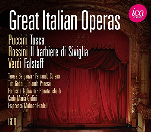 Les Grands Opéras Italiens : Tosca, le Barbier de Séville, Falstaff