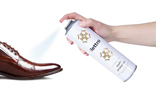 Lettro Multi Protector - Spray Impermeabilizante para Cuero, Textiles y Tejidos, Repele el Agua y la Suciedad - para Riendas de Caballo, Tapicerías, Muebles, Chaquetas, Zapatos y Bolsos, 400 ml