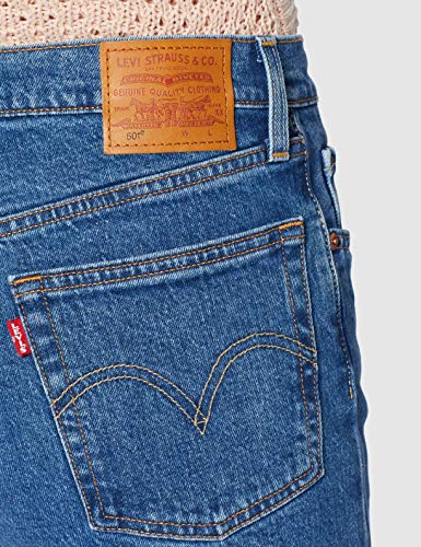 Levi's 501 Crop Vaqueros Boyfriend, Azul (Jive Stone Wash 0073), W30/L30 (Talla del Fabricante: 30 30) para Mujer