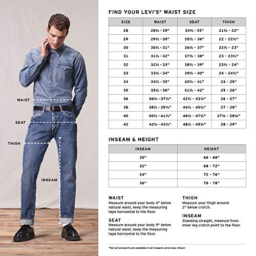 Levi's 501 Original Fit Jeans Vaqueros, Silver Rigid, 30W / 30L para Hombre