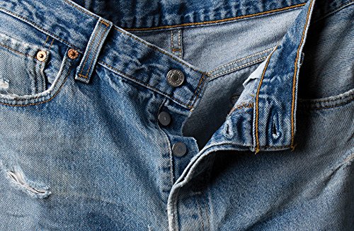 Levi's 501 Original Fit Jeans Vaqueros, Silver Rigid, 30W / 30L para Hombre