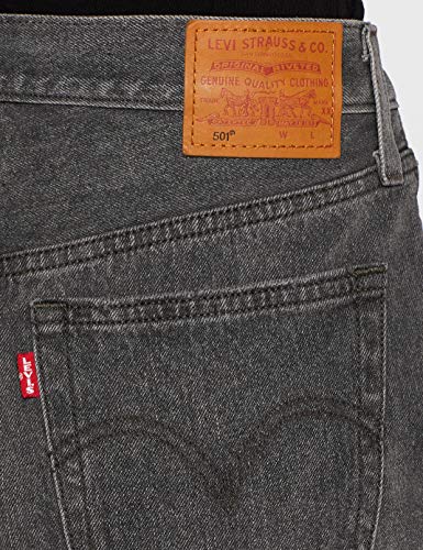 Levi's 501 Original Short Pantalones Cortos, Negro (Eat Your Words 0070), W29 (Talla del Fabricante: 29) para Mujer