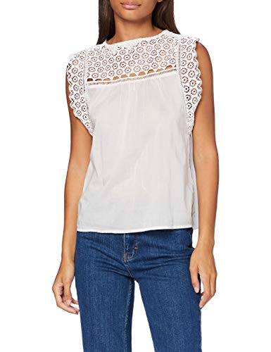 Levi's Charlie Top Blusa, Blanco (Cloud Dancer 0000), Small para Mujer