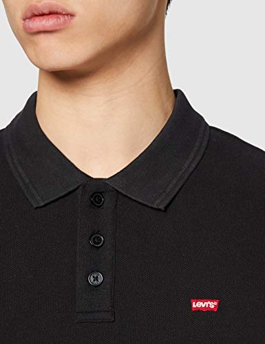 Levi's Housemark Polo, Negro (Mineral Black 0080), Medium para Hombre