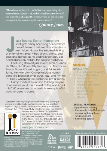 Lionel Hampton - Live in '58 (Jazz Icons) [Reino Unido] [DVD]