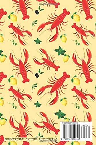 Lobster & Lemon Lined Notebook & Journal