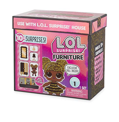 L.O.L Surprise! 564119E7C Furniture Boutique con abeja reina y 10 sorpresas , color/modelo surtido