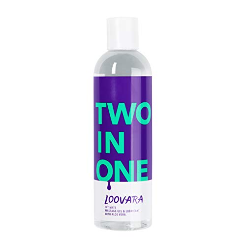 Loovara TWO IN ONE – 2 en 1, aceite de masaje y gel lubricante | ingredientes naturales, sin fragancia | para juegos eróticos, durante el sexo o con juguetes sexuales| dermatológicamente probado