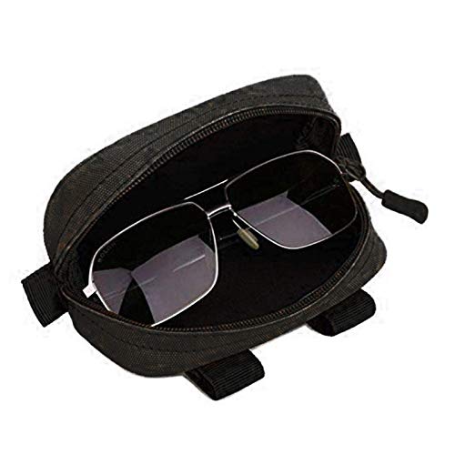 Lopbinte Nylon Gafas Estuche Rígido Anti-Shock Sistema Molle Gafas de Sol Estuche Portátil Gafas de Sol Impermeables Bolsa Gafas Accesorios