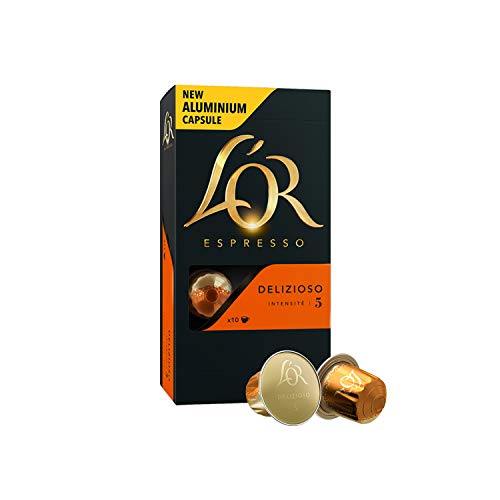 L'OR Espresso - Surtido de Café Expreso -Cápsulas de café de aluminio compatibles con máquinas Nespresso® - 8 paquetes de 10 cápsulas cada uno (80 Porciones)