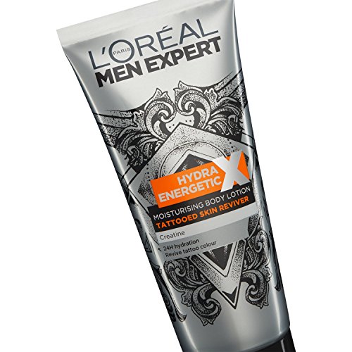 L'Oreal Men Expert Hydra Energetic - Loción revitalizante para tatuajes (200 ml)