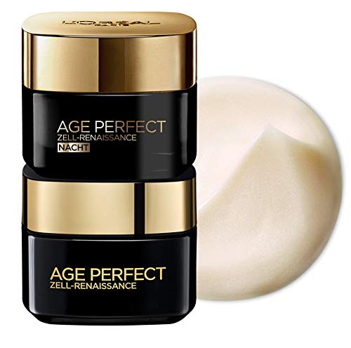 L'Oréal Paris - Juego de cuidado facial regenerador de células para el día y la noche Age Perfect