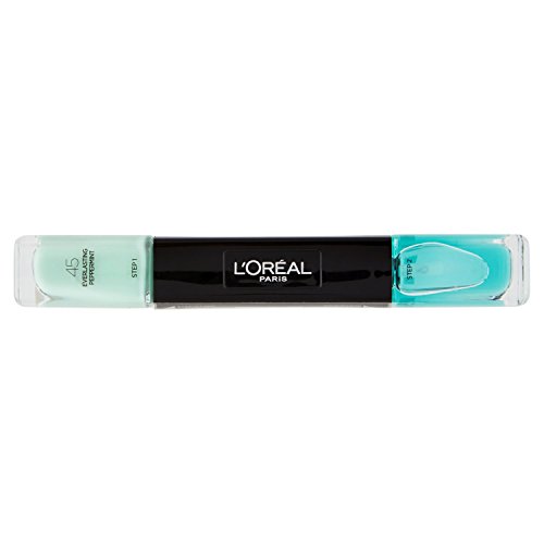 L’Oréal Paris Make-Up Designer Infallible 45 Green Tea Verde Crema esmalte de uñas - Esmaltes de uñas (Verde, Green Tea, Crema, Botella, 288 h, 20 mm)