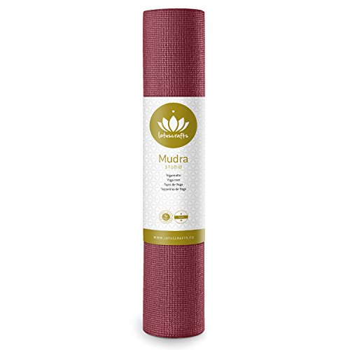 Lotuscrafts Esterilla Yoga Antideslizante Mudra Studio - Colchoneta Yoga Antideslizante Ecologica - Esterilla Pilates y Yoga - Alfombra Yoga - Eco Yoga Mat