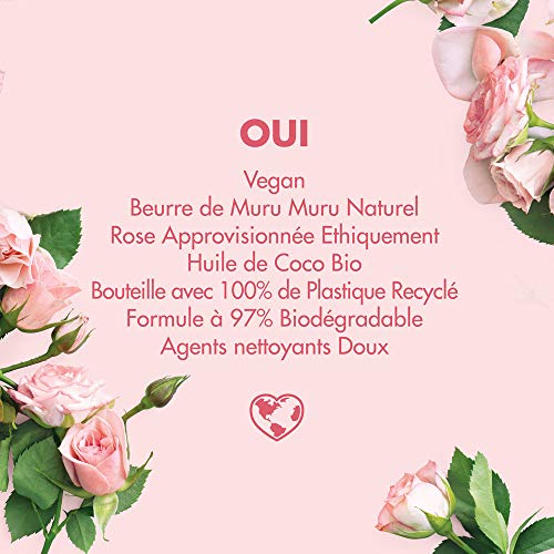 Love Beauty And Planet, Gel Douche Rosée Hydratante, Pour Tous Types de Peaux, Certifié Vegan, Flacon de 400ml