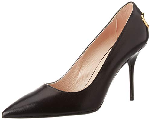 Love Moschino Scarpad.spillo95 Nappa, Zapatos de tacón con Punta Cerrada para Mujer, Negro (Black Soft 000), 37 EU