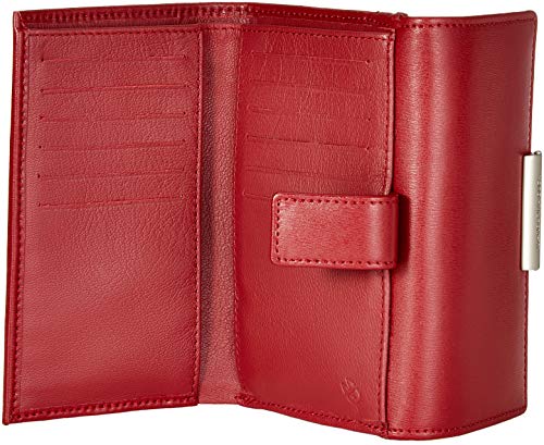 Mandarina Duck Hera 3.0, Billetera para Mujer, Rojo (Rosso/Red), 10x21x28.5 cm (B x H x T)