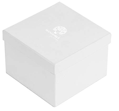Mandorle bomboniere 4 piezas soporte de porcelana Alt. cm.13 x 12,5 BOMBONIERA boda con Gift Box