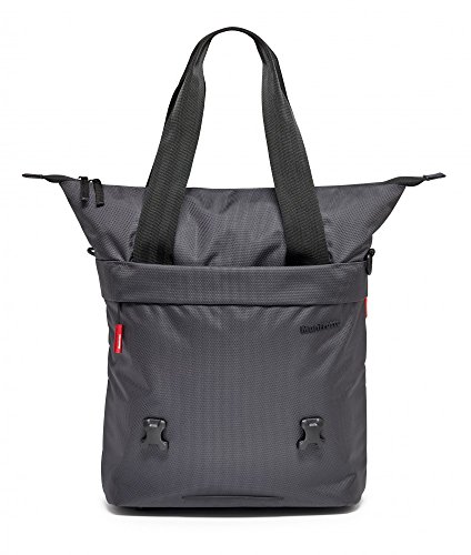 Manfrotto MB MN-T-CH-20 Manhattan Changer-20 Bolsa 3 en 1 (Hombro, Bolsa de Mano, Mochila), con Conexión para Trípode, Inserto Extraíble, DSLR y Sin Espejo con Objetivo Mediano/Largo, Revestido